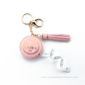 PU Leather Tape Measure with Keychain